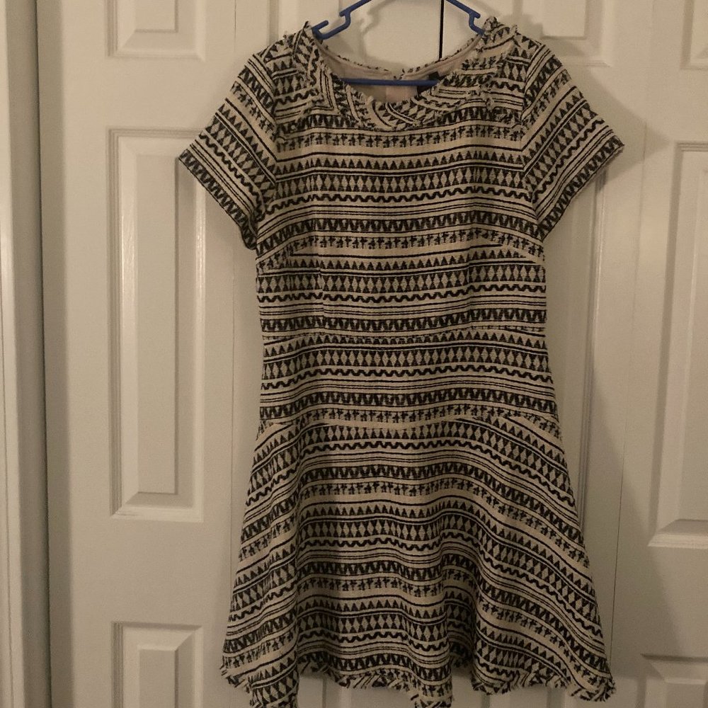NWT Banana Republic Geometric Print Tweed Dress